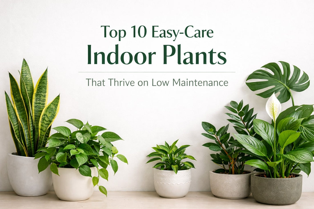 Top 10 Easy-Care Indoor Plants That Thrive on Low Maintenance