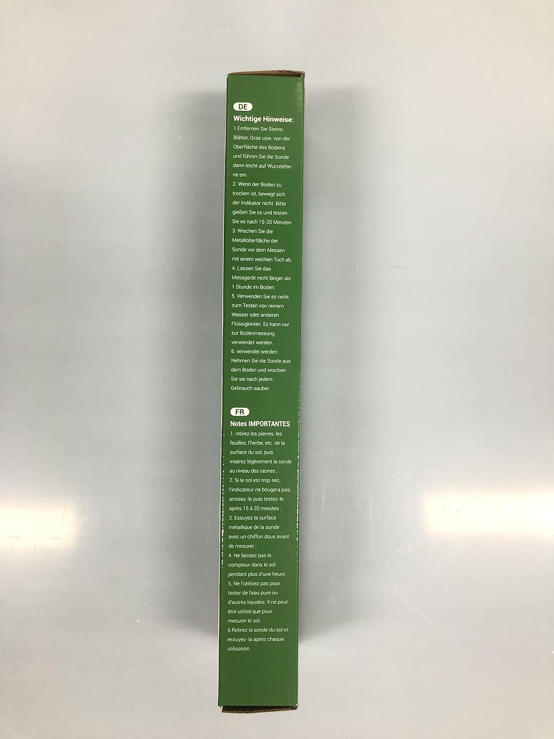 Soil Moisture Meter, Plant Water Meter for Garden Lawn Farm Indoor & Outdoor Use, Soil Tester Hygrometer Sensor for House Plants, Gardening Gifts, No Battery Needed