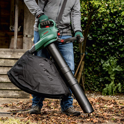 Home & Garden 2300W Corded Electric Leaf Blower & Vacuum, Variable Speed, 50L Bag, Pro Silence (Universalgardentidy3000)