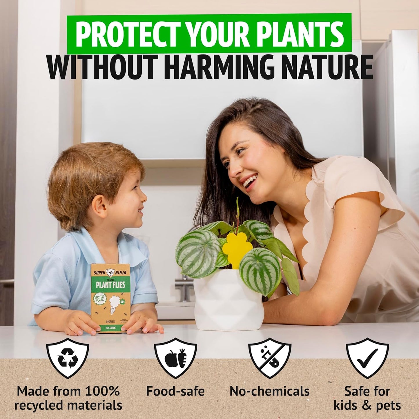 Fungus Gnat Killer - 30 Pack, Effective Gnat Killer for Indoor Plants