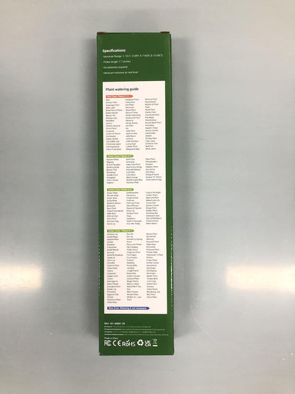 Soil Moisture Meter, Plant Water Meter for Garden Lawn Farm Indoor & Outdoor Use, Soil Tester Hygrometer Sensor for House Plants, Gardening Gifts, No Battery Needed