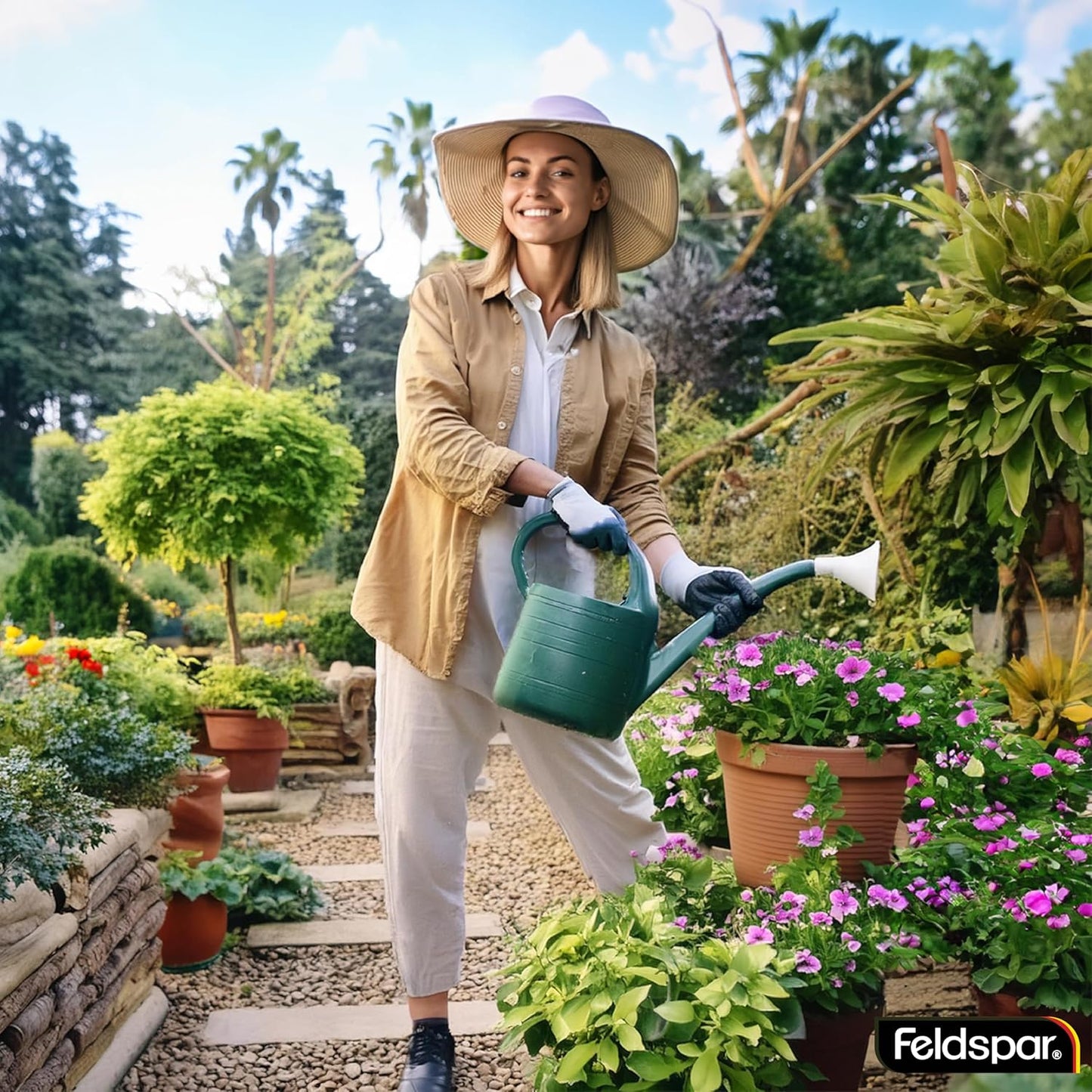 Garden Jute String Twine 2-Pieces Set, 2 X 48 Meter