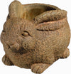 Small Rabbit Cement Planter  14 x 9 cm 