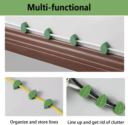 50pcs Plant Clips – Invisible Self-Adhesive Wall Hooks for Climbing Vines & Garden Support